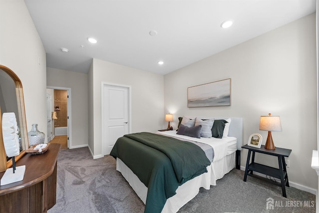 1305 Parker Blvd, West Windsor, NJ 08550 - carpeted bedroom featuring baseboards and recessed lighting