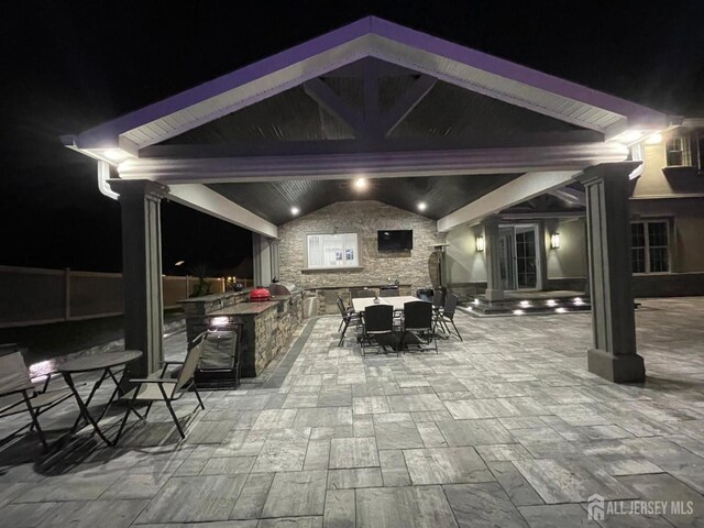 260 Church Ln, North Brunswick, NJ 08902 - view of patio / terrace featuring area for grilling and outdoor dining space
