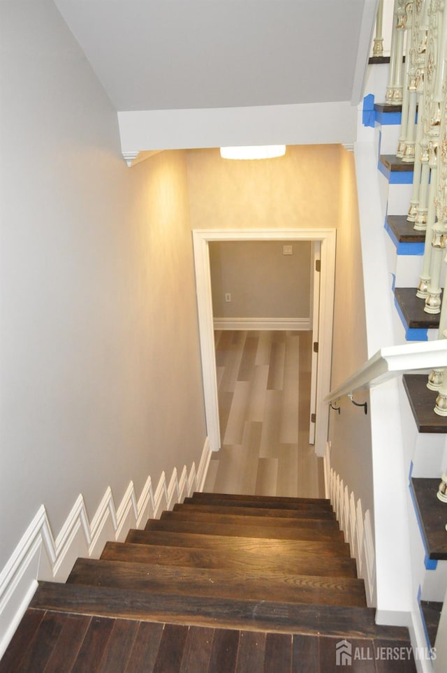 260 Church Ln, North Brunswick, NJ 08902 - staircase with wood finished floors