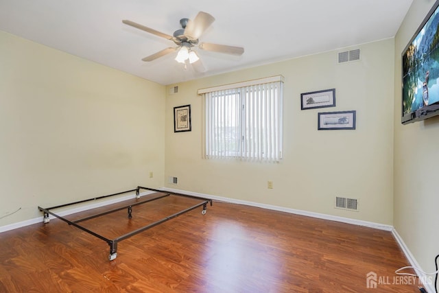 415 Spotswood Englishtown Rd, Monroe, NJ 08831 - spare room featuring ceiling fan, wood finished floors, and baseboards