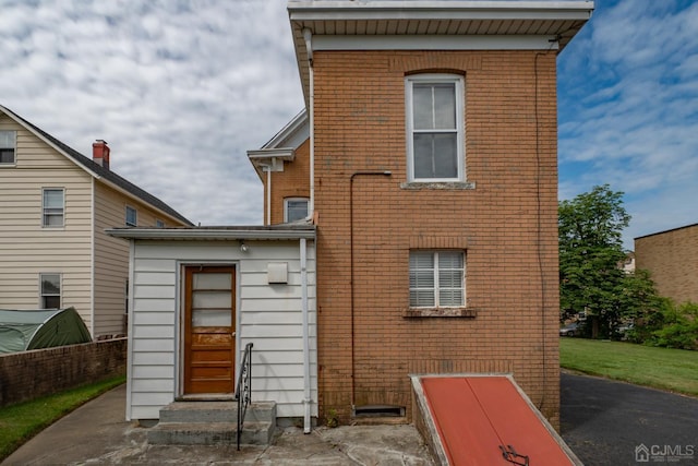 view of back of property