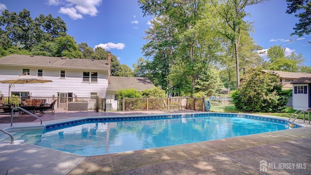9 Toby Ter, Monroe, NJ 08831 - swimming pool featuring an outdoor hangout area