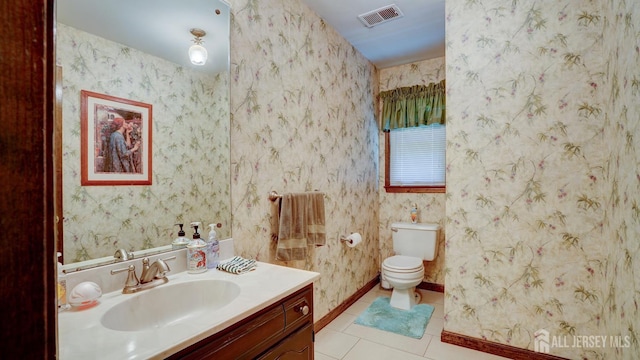 9 Toby Ter, Monroe, NJ 08831 - bathroom with tile patterned floors, toilet, vanity, and baseboards
