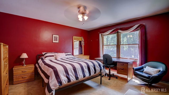 9 Toby Ter, Monroe, NJ 08831 - carpeted bedroom with ceiling fan