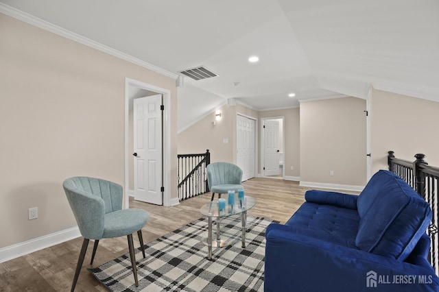 77 Winthrop Rd Unit C, Monroe Township, NJ 08331 - living area with visible vents, light wood-style floors, and baseboards