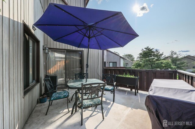 160 Goldmine Ln, Old Bridge, NJ 08857 - view of patio / terrace with outdoor dining area