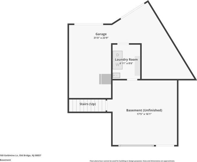 160 Goldmine Ln, Old Bridge, NJ 08857 - view of room layout