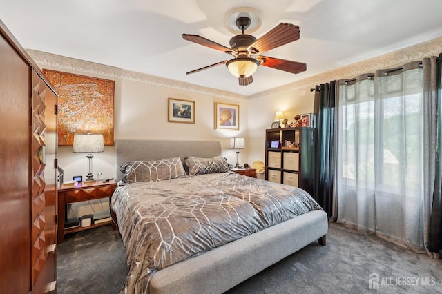 160 Goldmine Ln, Old Bridge, NJ 08857 - bedroom with carpet flooring and ceiling fan