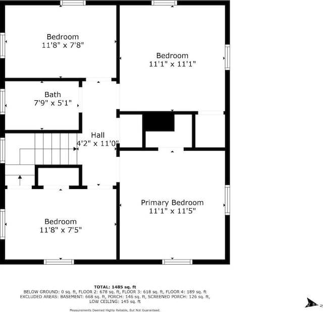 110 N 5th Ave N, Highland Park, NJ 08904 - floor plan / room layout