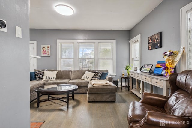 263 Bordentown Ave, South Amboy, NJ 08879 - living area with wood finished floors
