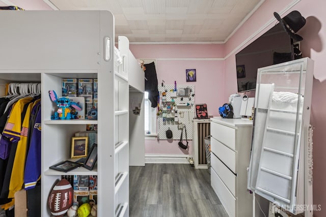 263 Bordentown Ave, South Amboy, NJ 08879 - walk in closet with dark wood finished floors