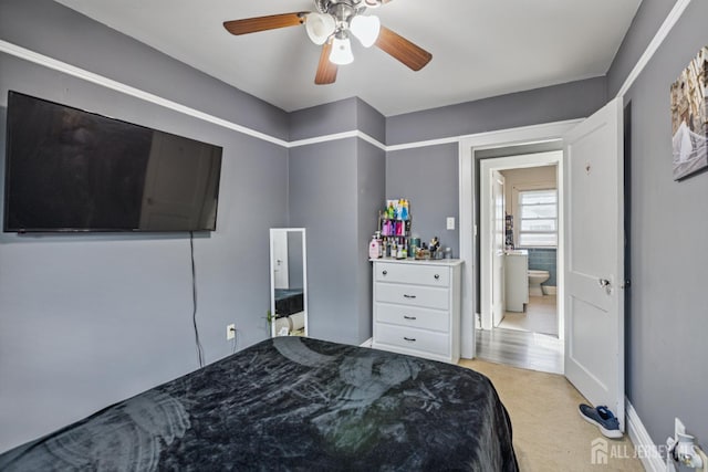 263 Bordentown Ave, South Amboy, NJ 08879 - bedroom with carpet floors and a ceiling fan