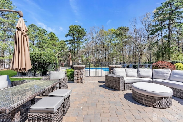4 Angelina Ct, Monroe, NJ 08831 - view of patio with outdoor dining area and an outdoor hangout area