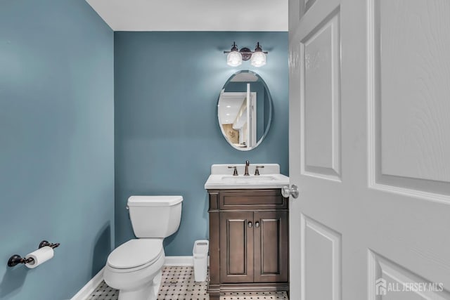 4 Angelina Ct, Monroe, NJ 08831 - bathroom with baseboards, toilet, and vanity