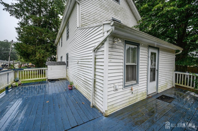 45 Lake Ave, Helmetta, NJ 08828 - view of wooden deck