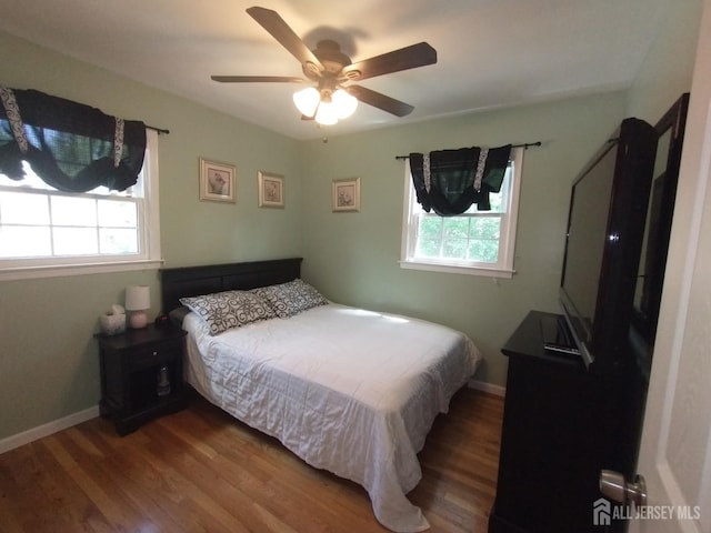 18 Timber Rd, East Brunswick, NJ 08816 - bedroom featuring wood finished floors and a ceiling fan