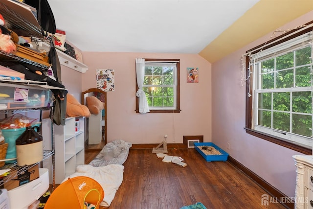 22 S Drive E, Brunswick, NJ 08816 - office space featuring lofted ceiling, wood-type flooring, plenty of natural light, and baseboards