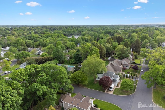 22 S Drive E, Brunswick, NJ 08816 - aerial perspective of suburban area featuring a heavily wooded area