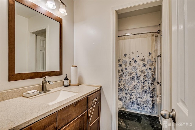 10 Ginesi Ct, Metuchen, NJ 08840 - full bathroom with vanity and a shower with shower curtain