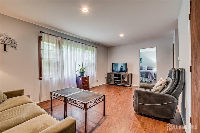 10 Ginesi Ct, Metuchen, NJ 08840 - living area with wood finished floors and recessed lighting