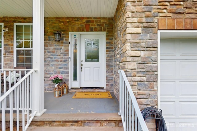 612 Magnolia Rd, North Brunswick, NJ 08902 - entrance to property with stone siding and covered porch