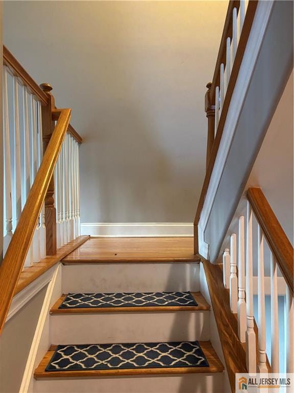 view of staircase