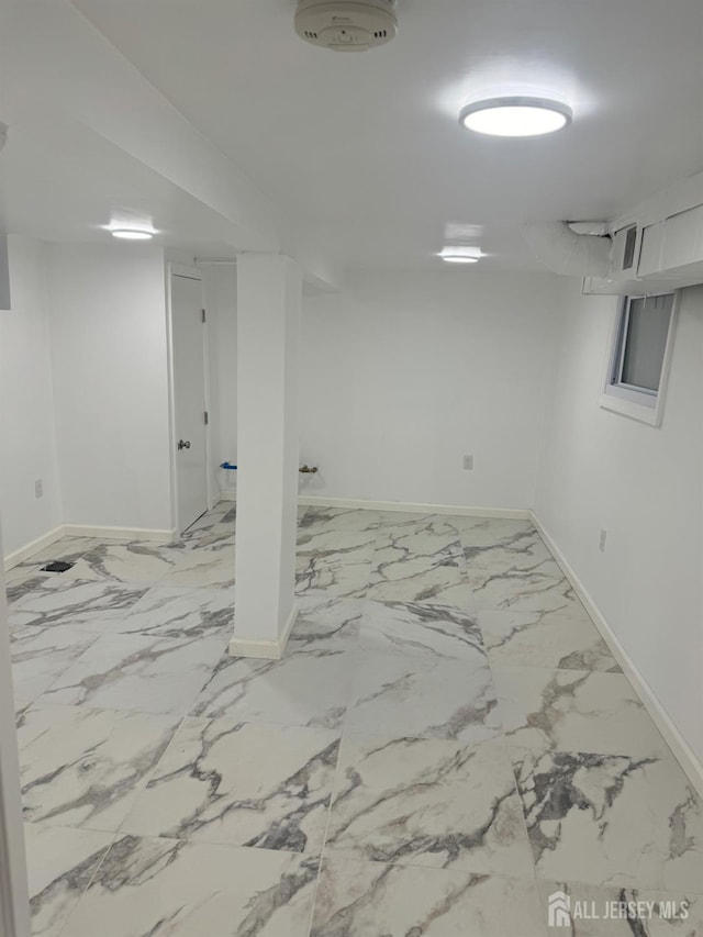 364 Myrtle St, Perth Amboy, NJ 08861 - finished basement with marble finish flooring