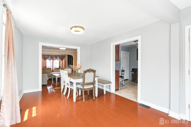 68 Pennsylvania Ave, Perth Amboy, NJ 08861 - dining area featuring wood finished floors and baseboards