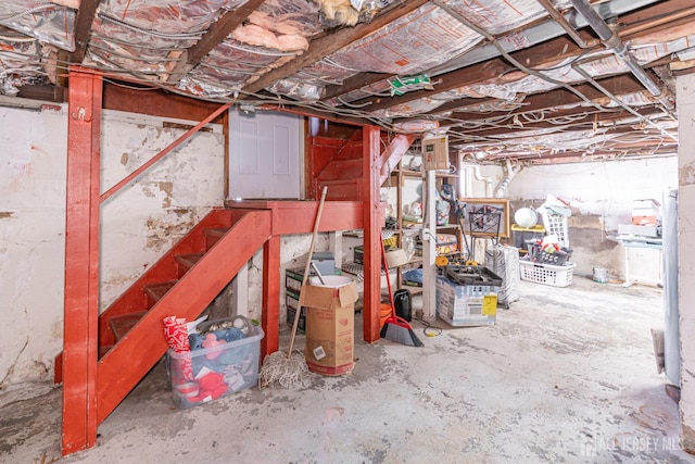 68 Pennsylvania Ave, Perth Amboy, NJ 08861 - view of unfinished basement