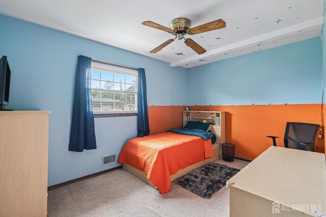 1208 Omaha Rd, North Brunswick, NJ 08902 - bedroom with carpet floors and ceiling fan