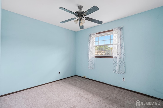 1208 Omaha Rd, North Brunswick, NJ 08902 - spare room featuring carpet floors and a ceiling fan