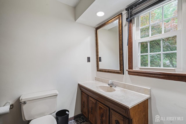 1208 Omaha Rd, North Brunswick, NJ 08902 - bathroom featuring vanity and toilet