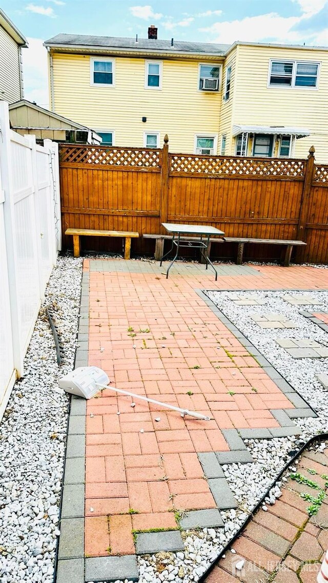 view of patio / terrace with a fenced backyard