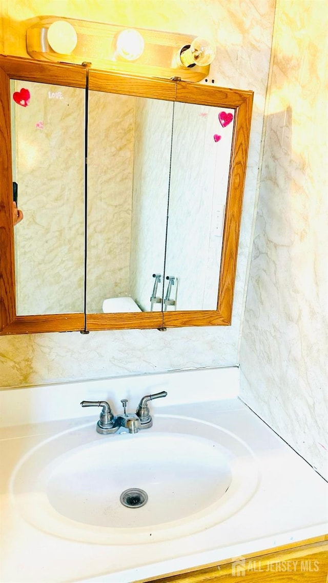 bathroom with a sink