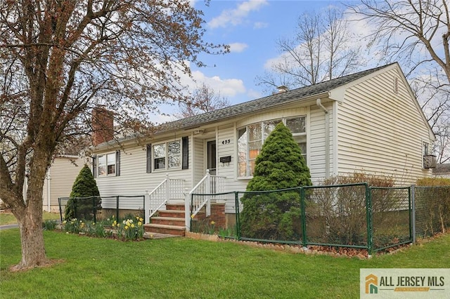 435 2nd St, Middlesex, NJ 08846 - single story home with a chimney