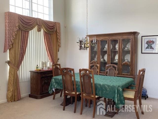 47 Stony Path Dr, South Brunswick, NJ 08810 - carpeted dining room featuring baseboards
