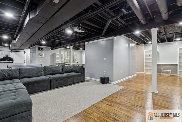 20 Washingtons Xing, Monroe, NJ 08831 - living area with wood finished floors and baseboards