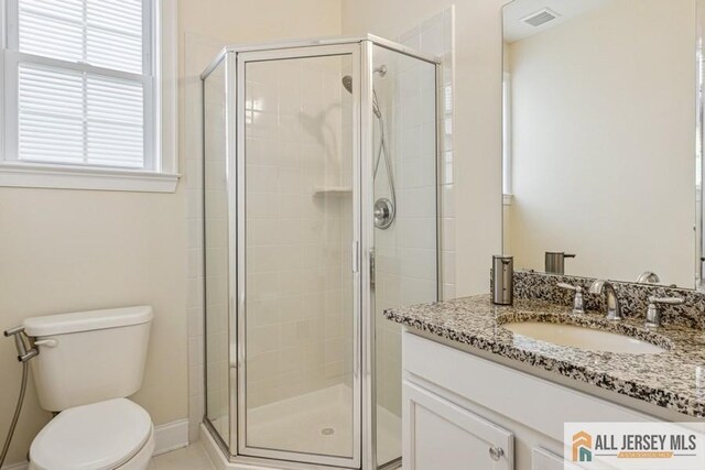 20 Washingtons Xing, Monroe, NJ 08831 - bathroom with vanity, toilet, and a shower stall