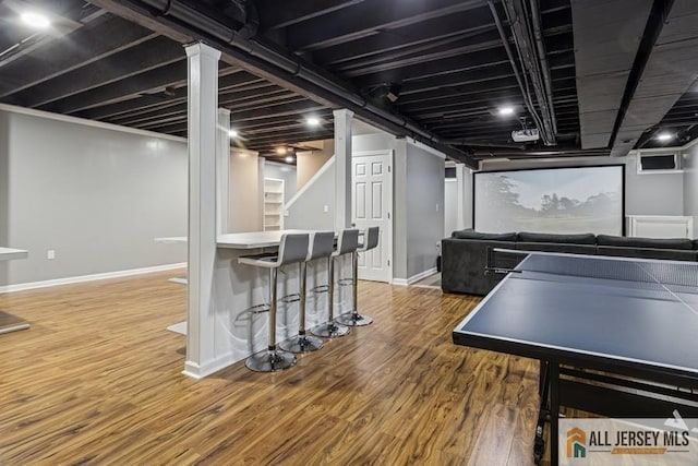20 Washingtons Xing, Monroe, NJ 08831 - recreation room with wood finished floors and baseboards