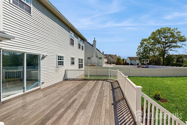 46 Carriage Dr, Piscataway, NJ 08854 - wooden deck featuring a yard and a residential view