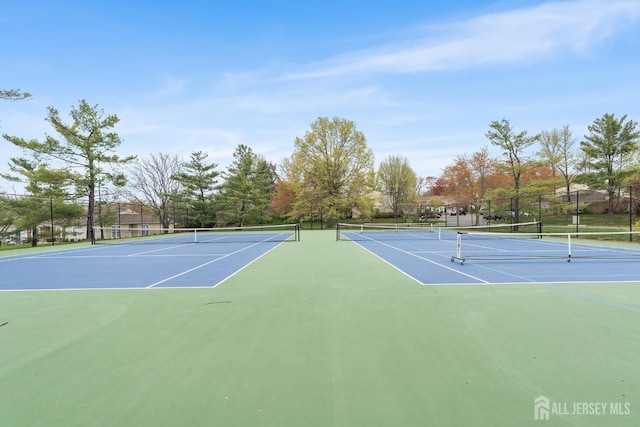 251 Chaucer Ct, Old Bridge, NJ 08857 - view of tennis court with community basketball court