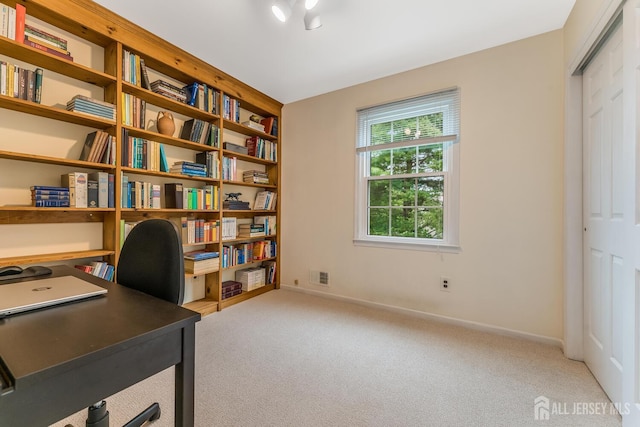 26 Magnolia Rd, Franklin Twsp, NJ 08873 - office area featuring carpet and baseboards