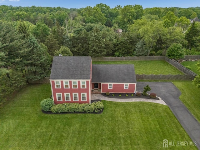 26 Magnolia Rd, Franklin Twsp, NJ 08873 - view from above of property featuring a heavily wooded area