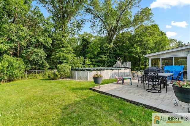 23 Spring St, Franklin, NJ 08873 - view of yard with a patio