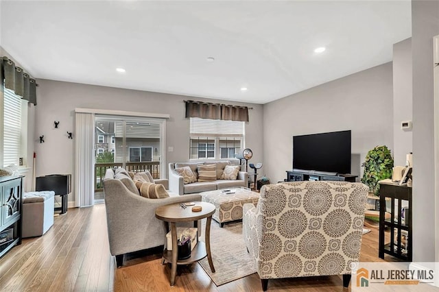 1501 Hights Farm Rd Unit 1501, Monroe, NJ 08831 - living area with light wood finished floors and recessed lighting
