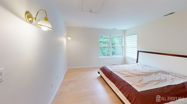 53 Kirschman Dr, Old Bridge, NJ 07747 - bedroom with attic access and light wood-type flooring