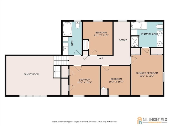 6 Mockingbird Rd, Edison, NJ 08820 - floor plan / room layout