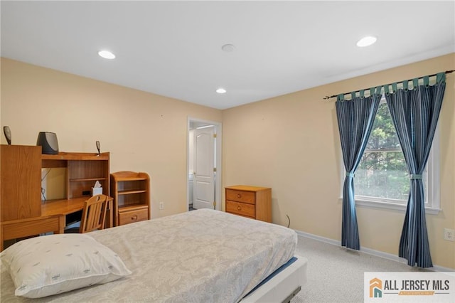 482 Spotswood Gravel Hill Rd, Monroe, NJ 08831 - carpeted bedroom with baseboards and recessed lighting