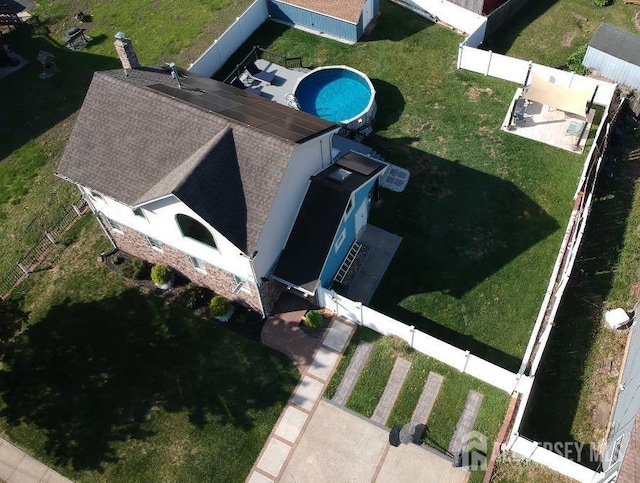 drone / aerial view