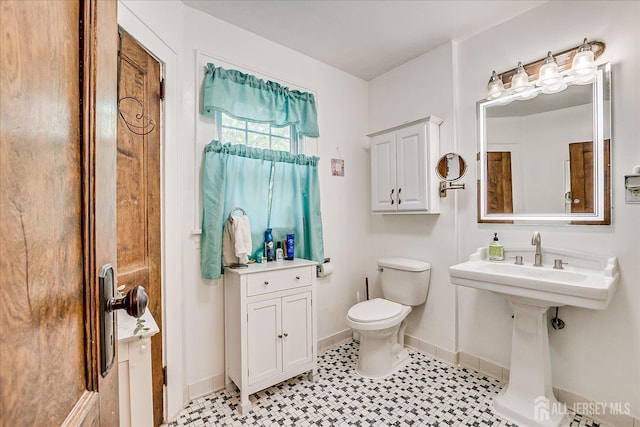 1072 Salem Ave, Hillside, NJ 07205 - bathroom featuring toilet and tile patterned floors